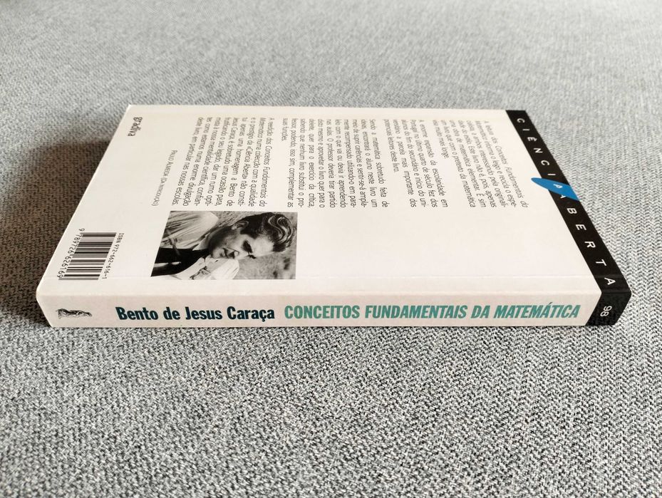 Livro "Conceitos fundamentais da matemática" Bento de jesus Caraça
