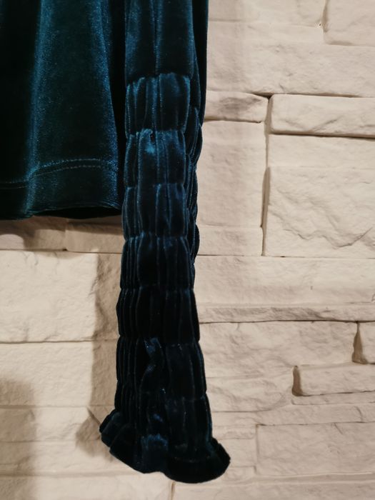 Bluzka damska welurowa