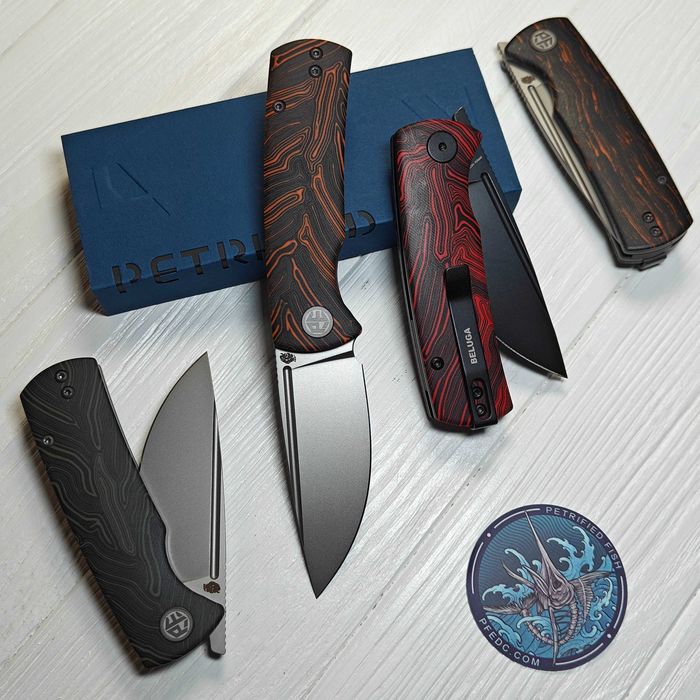 Складний ніж PETRIFIED FISH PFP01X Mini Beluga 14C28N (оригінал) EDC