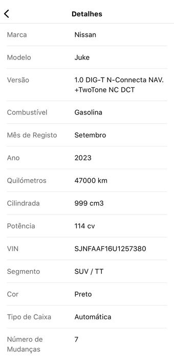 Nissan Juke 1.0 DIG-T N-Connecta NAV  DCT