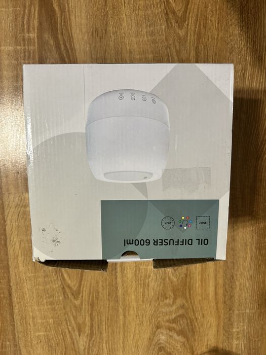 Nawilżacz powietrza automatyczny LED, zegar