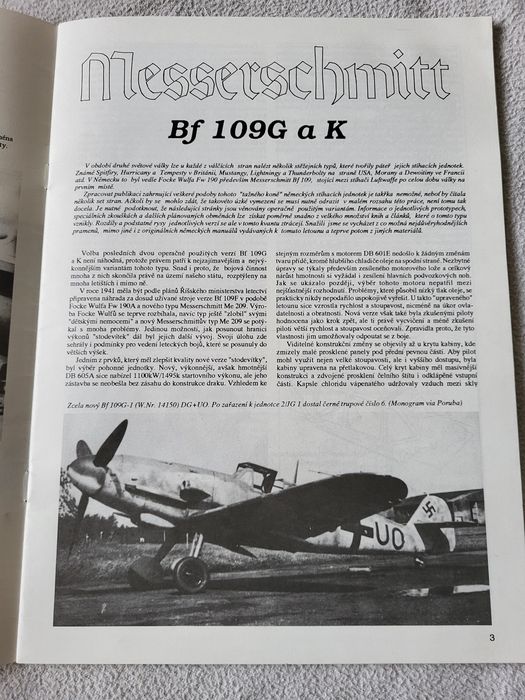 Messerschmitt BF-109 G/K, monografia