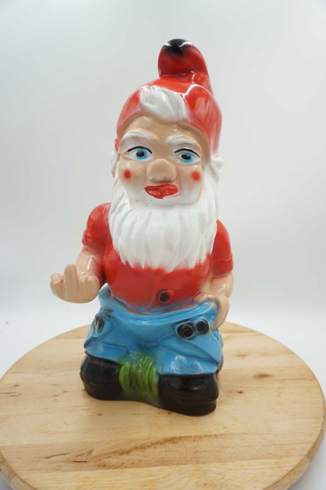 FIGURA OGRODOWA krasnal z brodą