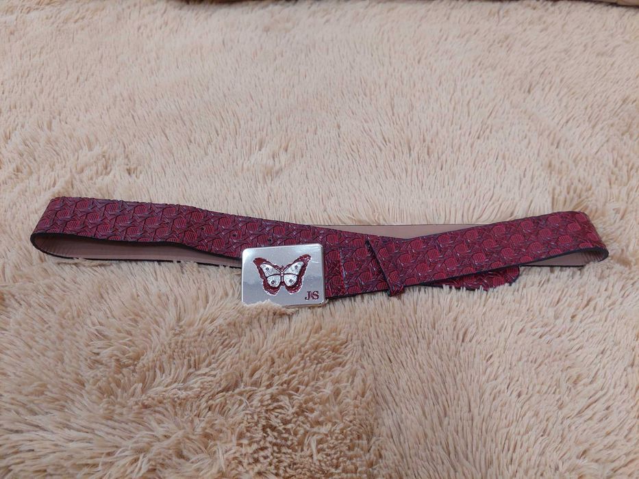 Ремінь жіночий з метеликом на пряжці