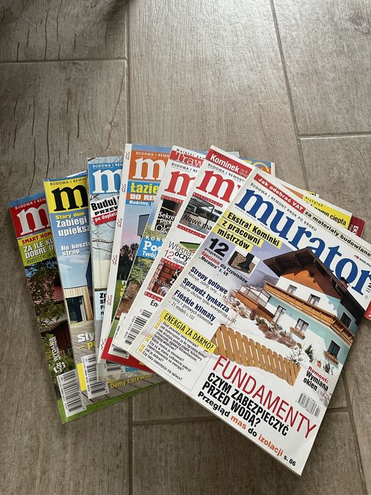 Magazyny Murator, Szkola budowania, Majster, Mój dom, Ładny dom 40 szt