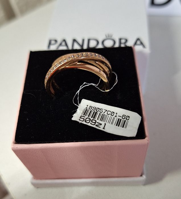 Pandora pierścionek rozm.20