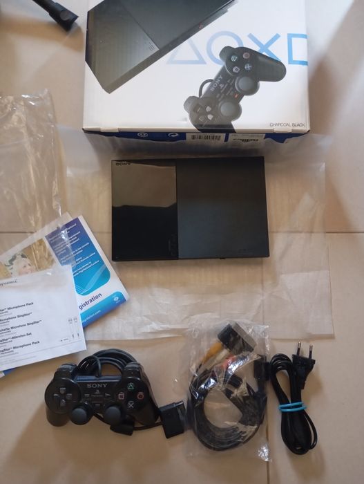 Ps2 Slim com caixa