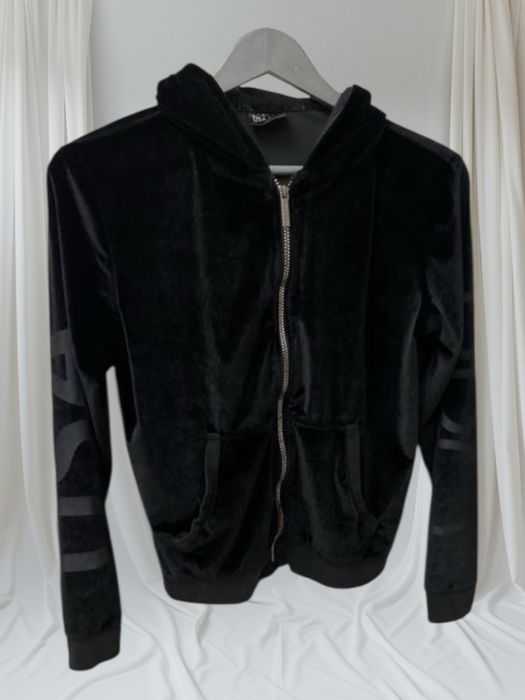 Велюрова кофта /худі/толстовка жіноча  USA PRO чорна . Оригінал