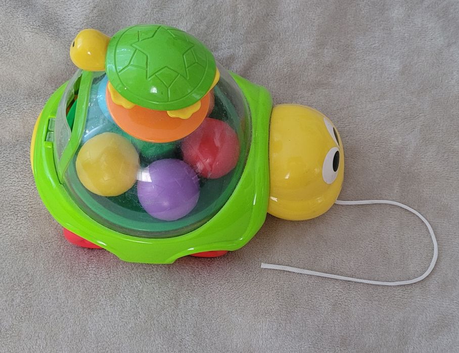Liczący żółw Smily Play z piłeczkami, zabawka edykacyjna