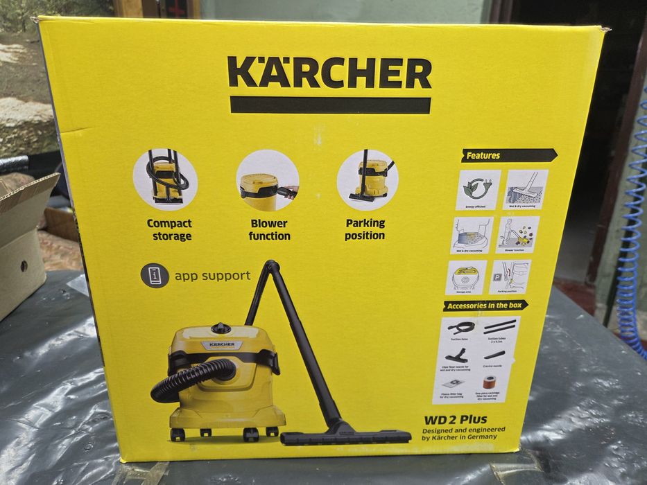 Новий з Гарантією 5 років! Пилосос Karcher WD2 Plus.
