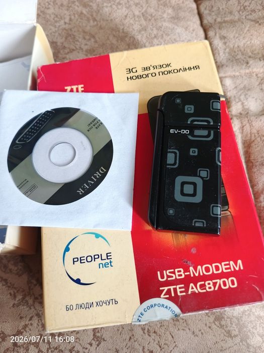 Беспроводний Usb модем zte.