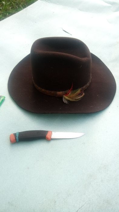 Kapelusz obwód 56,5 cm Canada Bilmore Western filc jazda konna kamizel