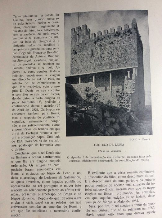 História de Portugal. Dirigida por Damião Peres 1928. Fascíc. 18