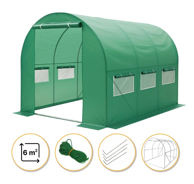 ВЕСНЯНИЙ ХІТ! Садова теплиця парник Garden 6м2 - свої овочі в травні