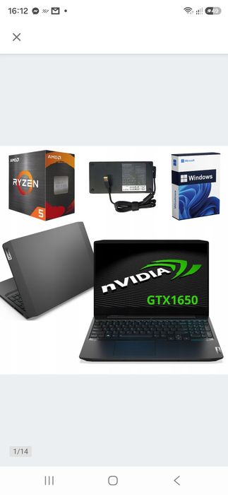 Laptop gamingowy Lenovo Ryzen 5