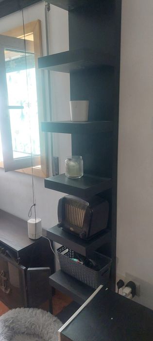 Estante LACK  preta IKEA