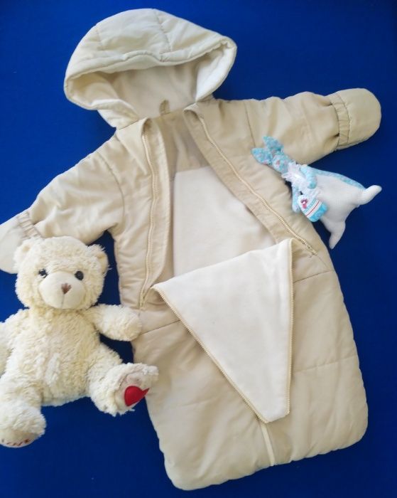 Осінній конверт-трансформер для малюка