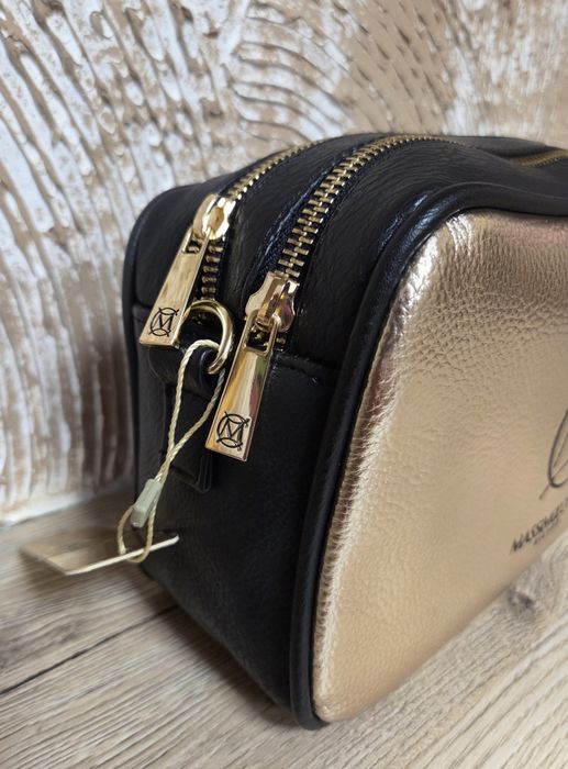 Torebka Damska Massimo Contti Czarno- Złota