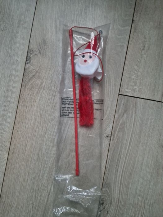 Zabawka, wędka dla kota.