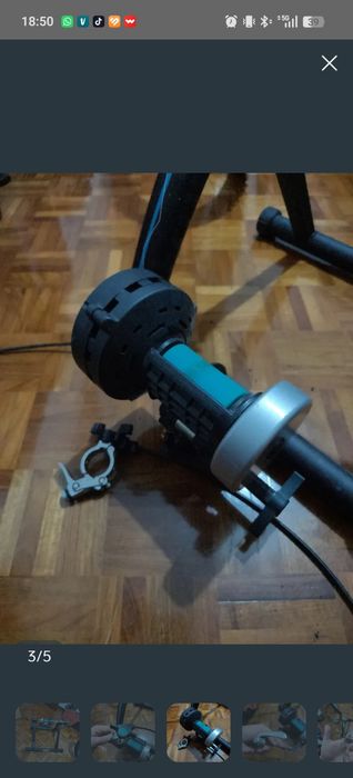 Rolo de treino para bicicleta