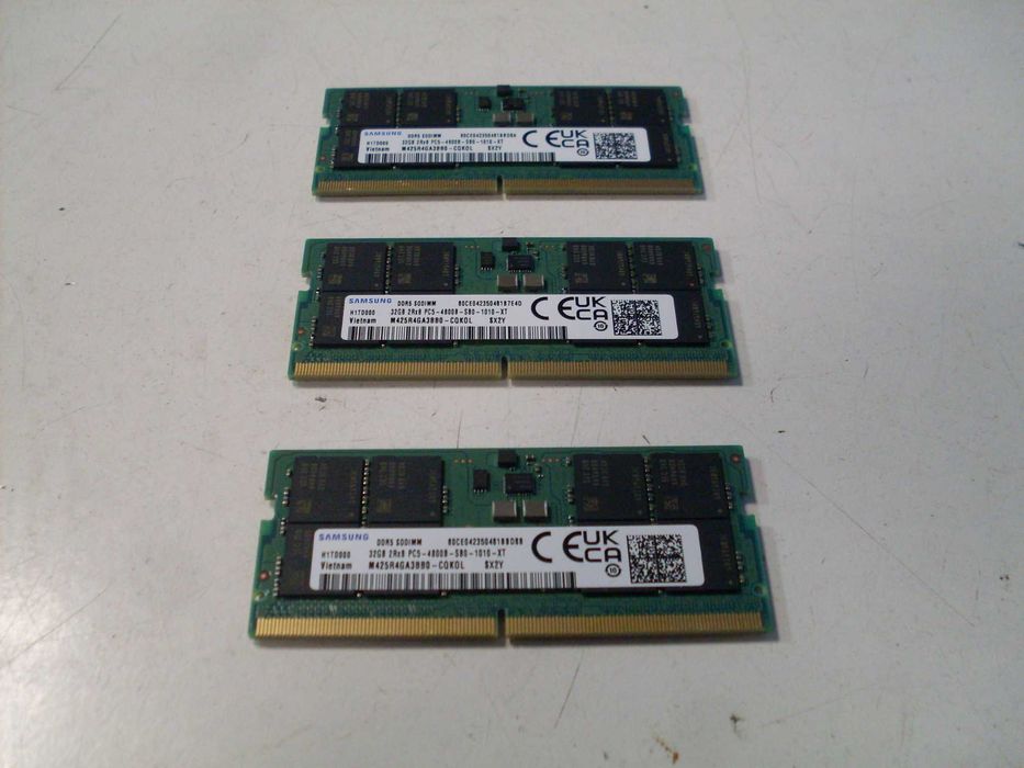 Pamięć RAM 32GB DDR5 do laptopa, PC5 4800 Mhz, Samsung, sprawne