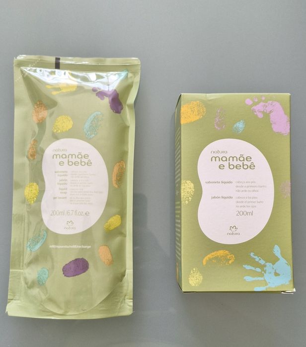 Produtos Mamãe e Bebê Natura