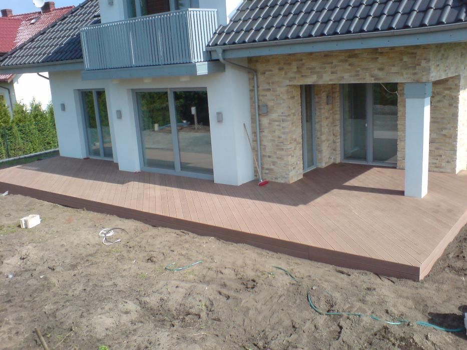 deski tarasowe kompozytowe wpc tarasy balkony donice