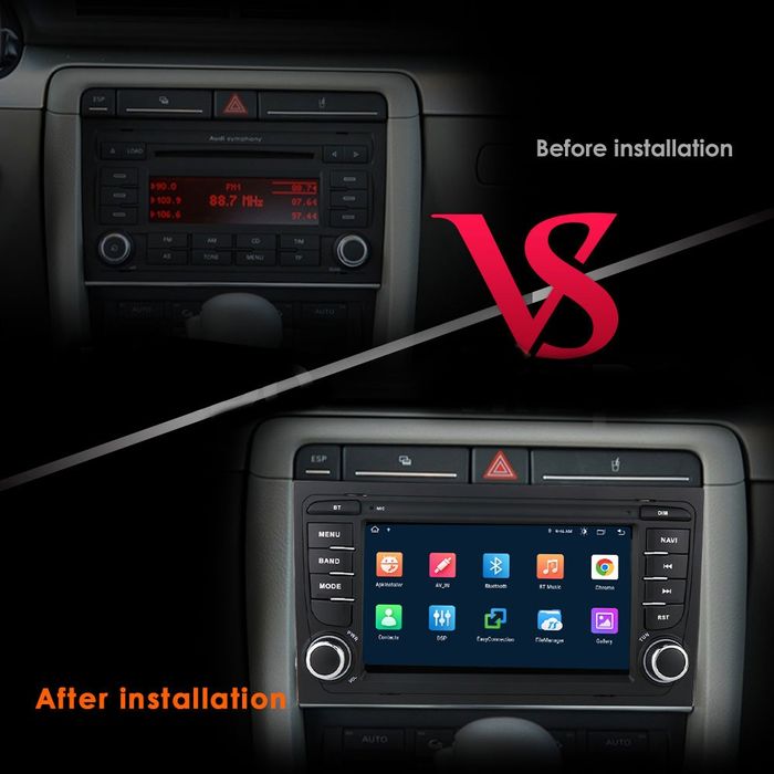 Radio Android Audi A4/S4 B6 B7 Seat Exeo
