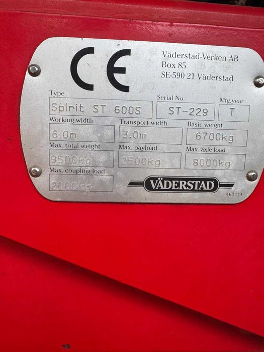 Siewnik VADERSTAD Spirit ST 600 S