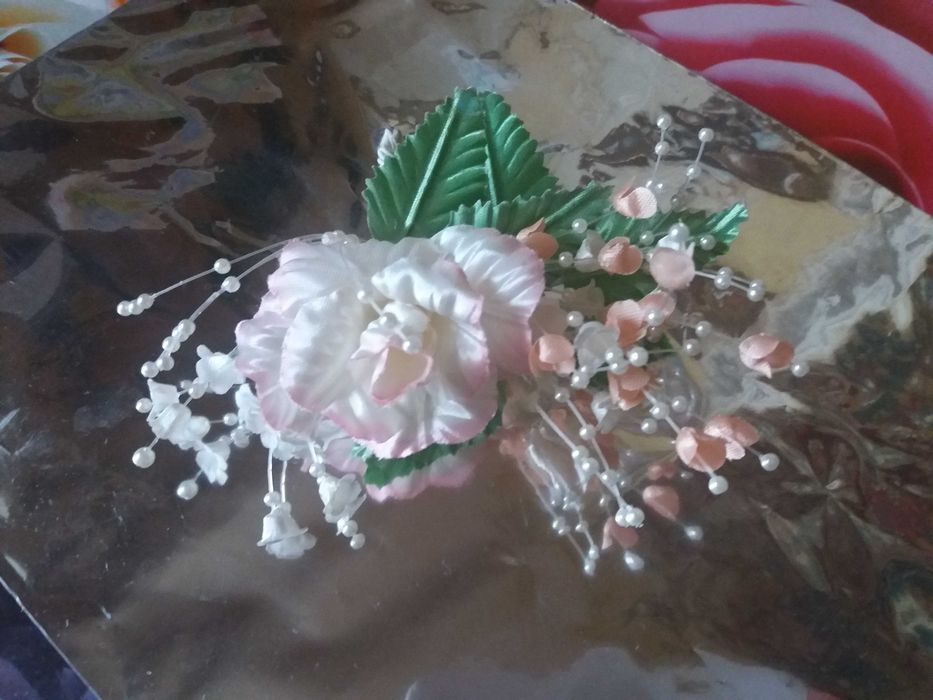 Вінок для фати  бутоньєрки віночок для нареченої венок для фаты