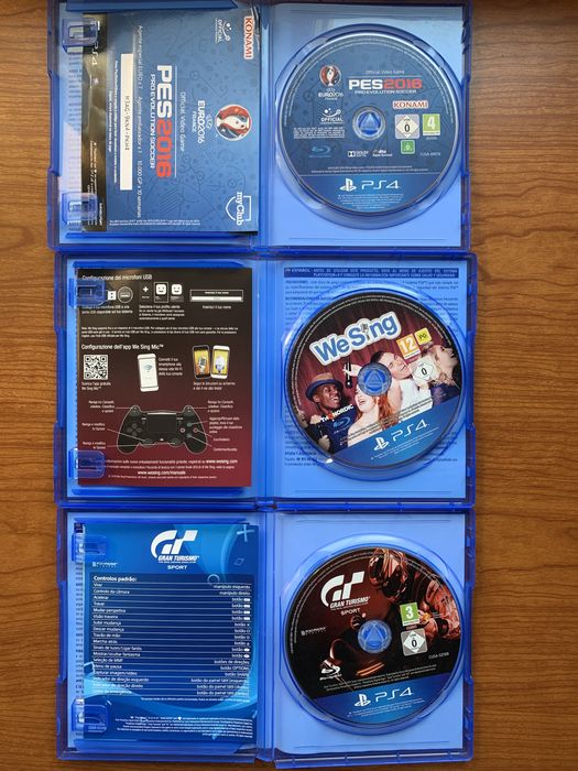 Gran Turismo SPORT + PES2016 +WeSing