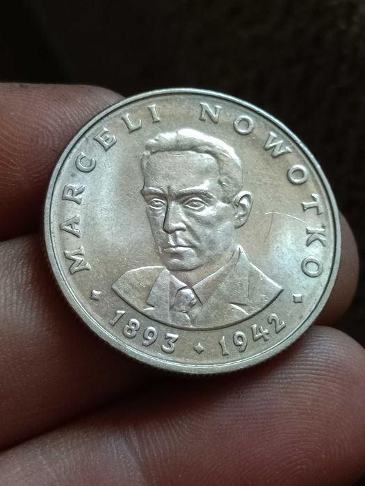 Sprzedam monete 20 zl 1974 r zzm Marceli Nowotko