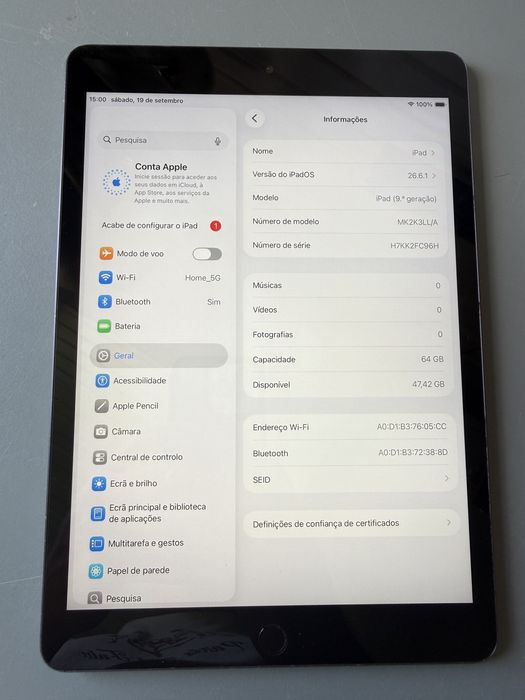 Apple iPad 10.2” 9a Geraçao 2021 com capa para criancas