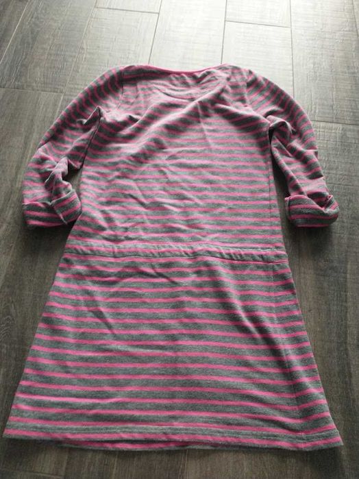 Reserved Kids - Bawełniana sukienka w paski - R. 152
