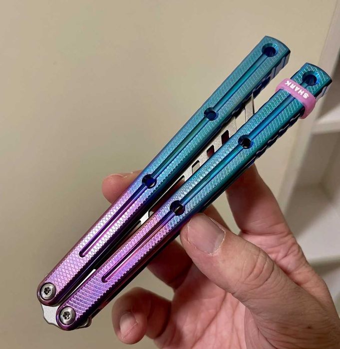 Kraken v3 Титан от Armed Shark тренировочных ножей бабочка балисонг