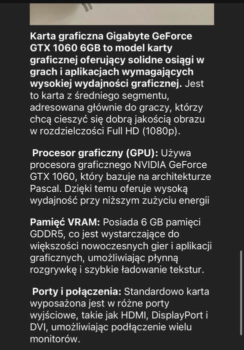 Komputer gamingowy + karta graficzna