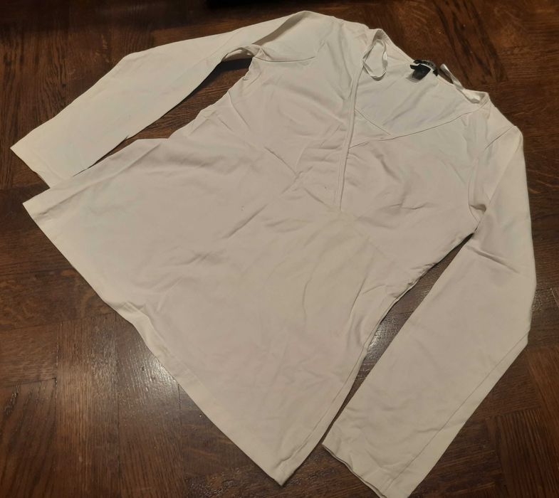 Кофта трикотажна для годування H&M MAMA, біла, розмір М-L