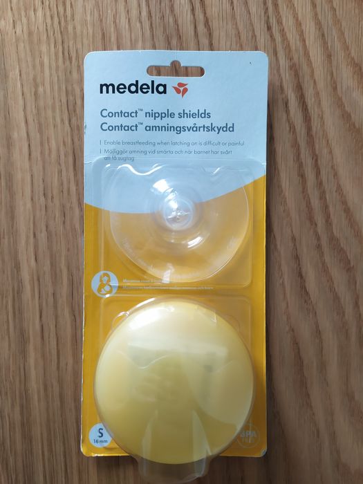 Nakładki Contact na brodawki - Medela - rozmiar S 16mm - NOWE