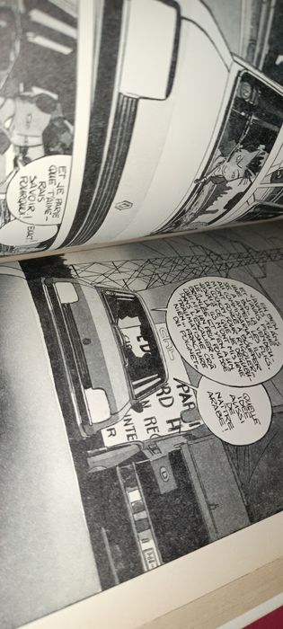 Livro antigo banda desenhada L'autoroute du soleil