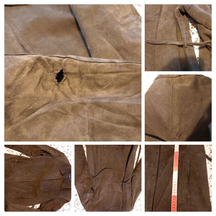 Casaco pele natural/ pelo sintético