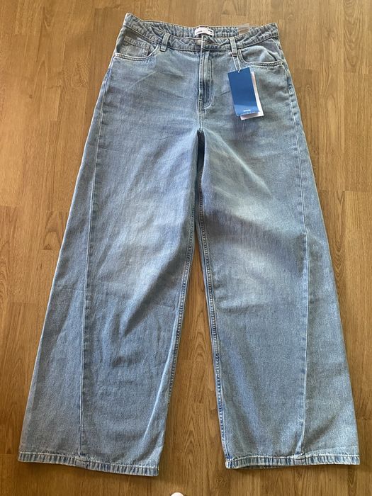 Szerokie spodnie jeansowe Sinsay 36