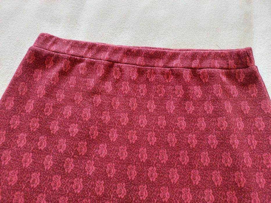 Mini-saia Bordeaux Estampada