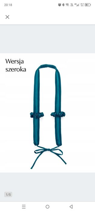 Wałek jedwabny nowy