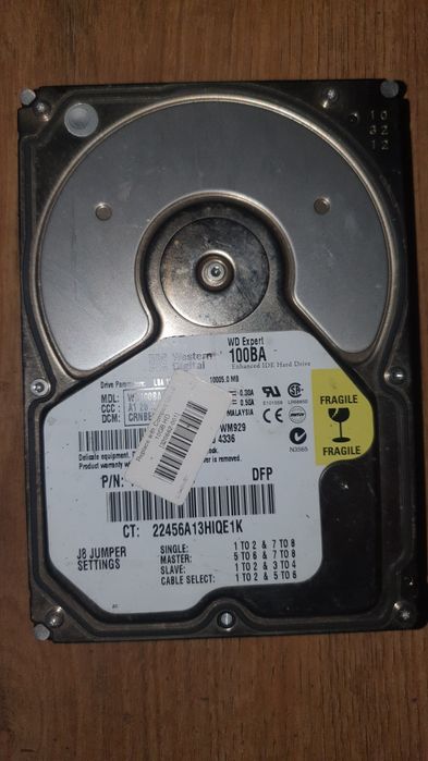 Dysk Western Digital Exert 10GB IDE/ATA WD100BA Sprawny Retro.