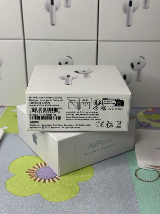 Навушники Apple AirPods 4 (ANC - функція активного шумоподавлення)