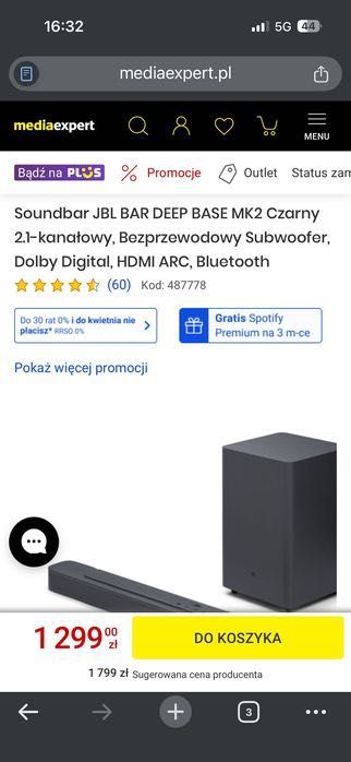 Soundbar JBL BAR BASE Mk2