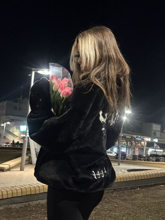 Пухнаста куртка на флісовій підкладці