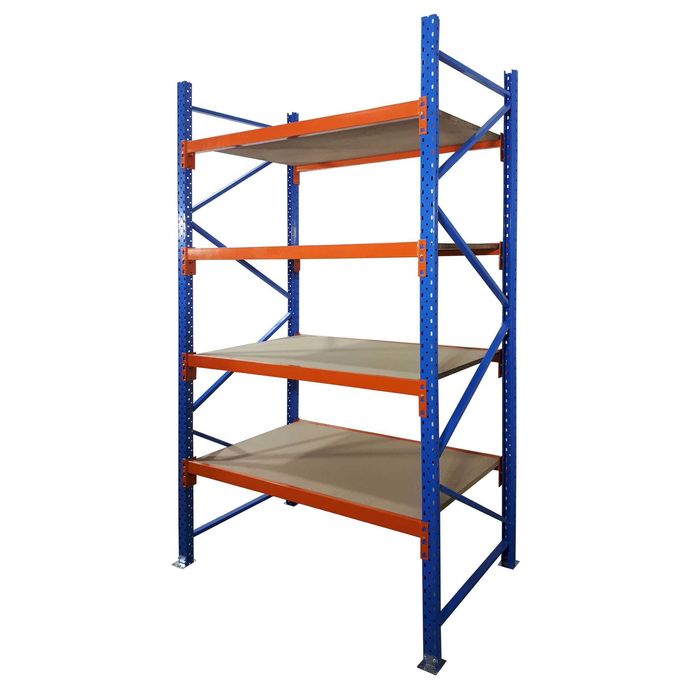 Regał metalowy magazynowy 4 półki 600 kg 2000x1370x800 mm mocny wytrzymały przemysłowy MRC-17