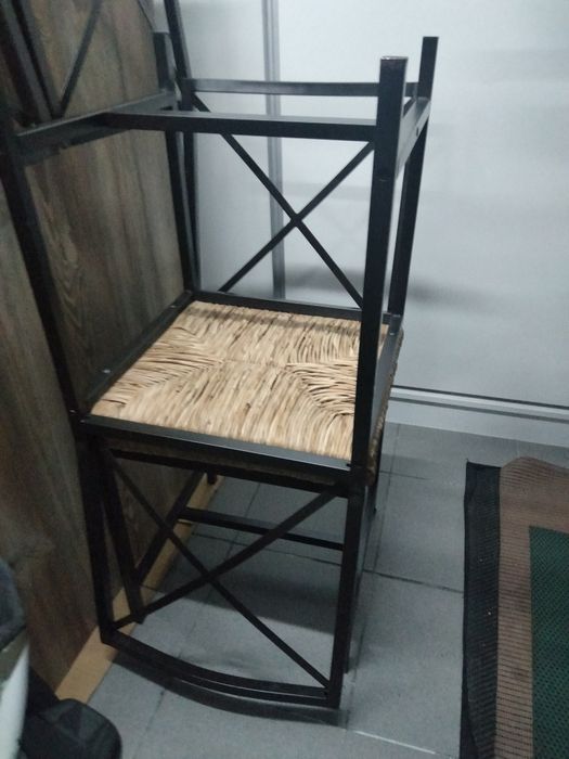 Mesas de ferro para casa ou jardim em preto