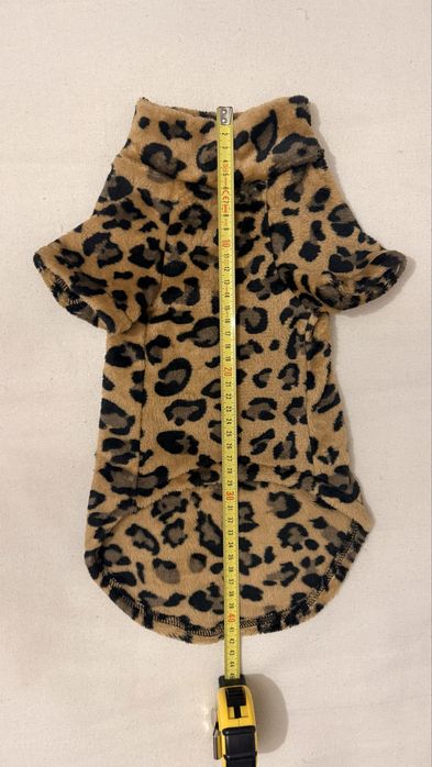 Sweterek dla kota/psa panterka ciepły pluszowy